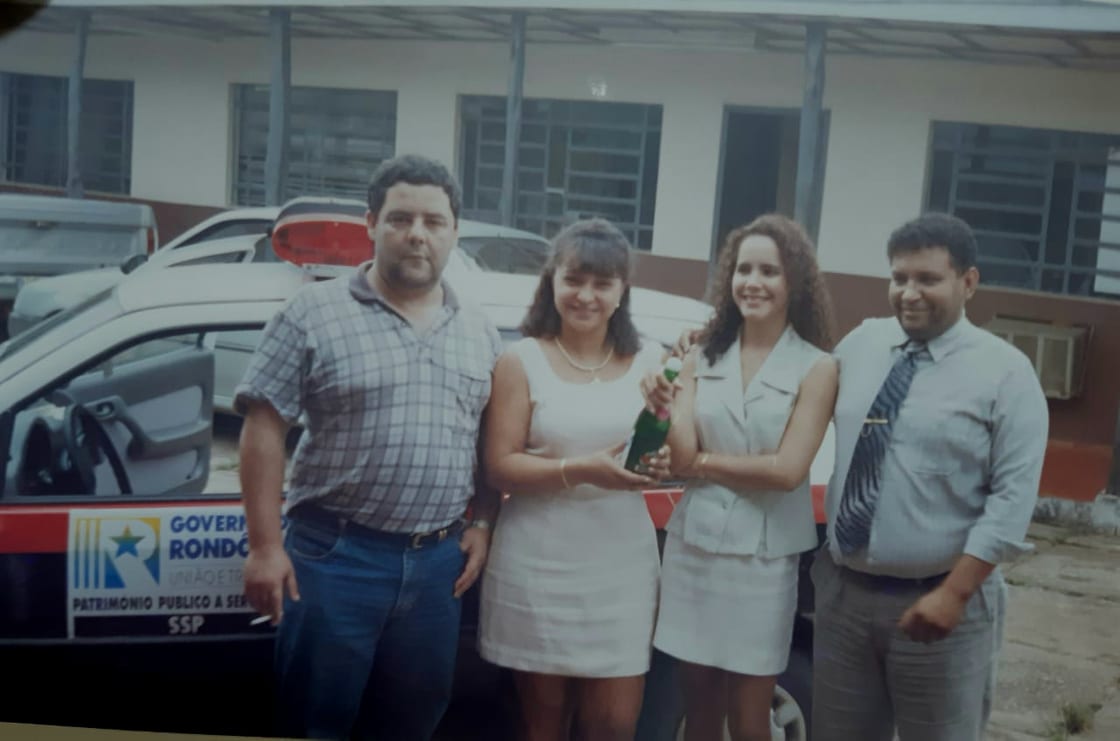 Delegados Paulo Moraes, Edna Mara, Alessassandra Paraguassu e o Saudoso Figueiredo Delegados Paulo Moraes, Edna Mara, Alessassandra Paraguassu e o Saudoso Figueiredo