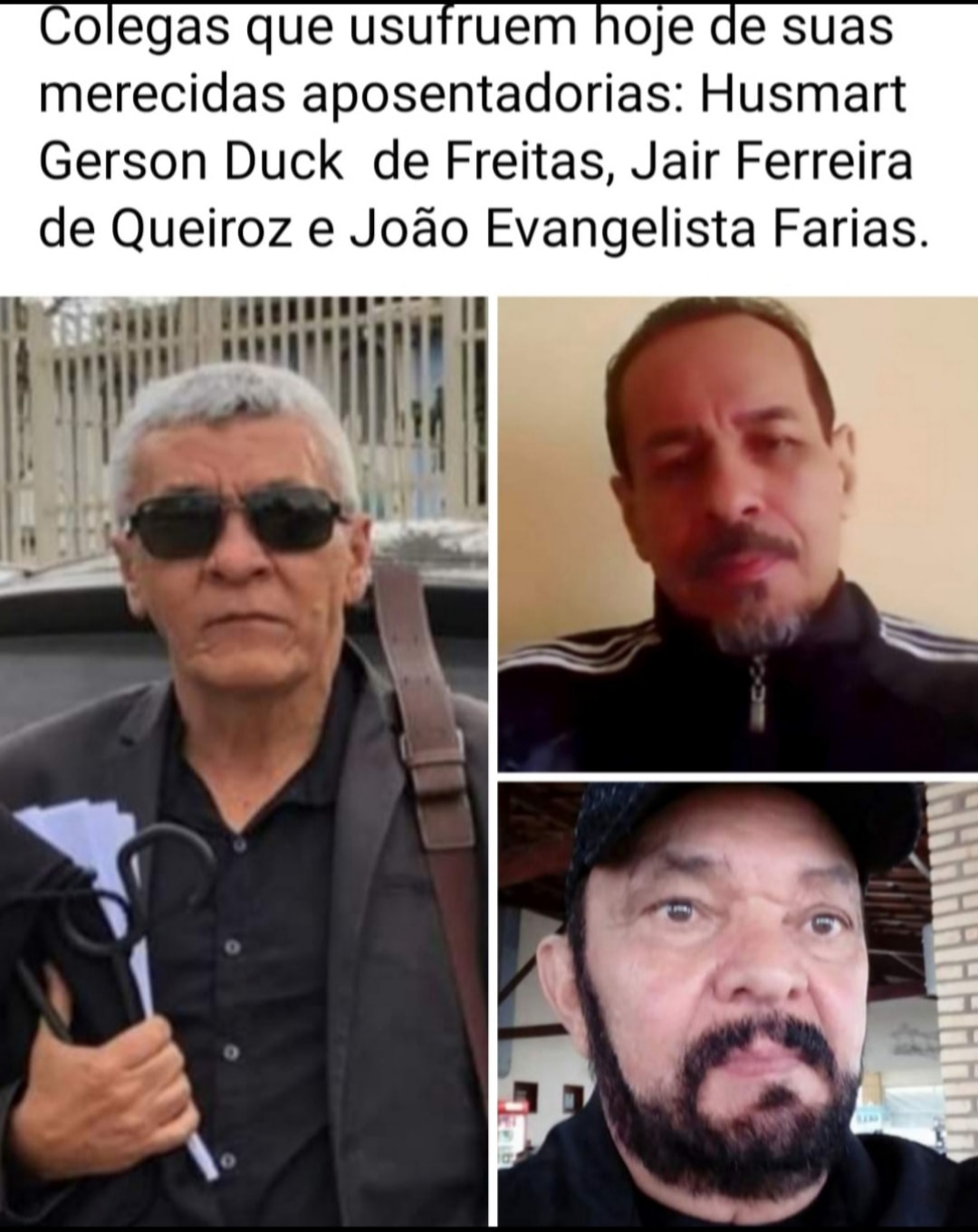 Colegas que hoje usufruem das suas merecidas aposentadorias Colegas que hoje usufruem das suas merecidas aposentadorias